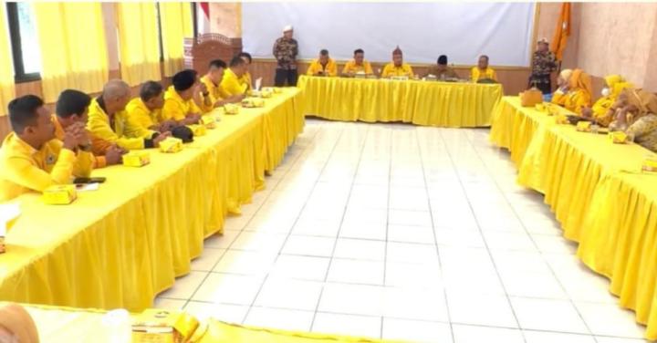 Golkar Tanggamus Gelar Pleno, Bahas Penunjukan Plt 15 Pimpinan Kecamatan