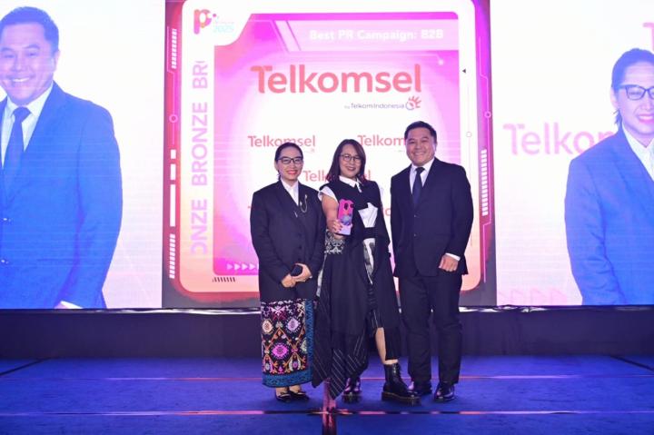 Kampanye Marketing B2B Telkomsel dengan Dampak Nyata Terhadap Industri Torehkan Prestasi di PR Awards 2025