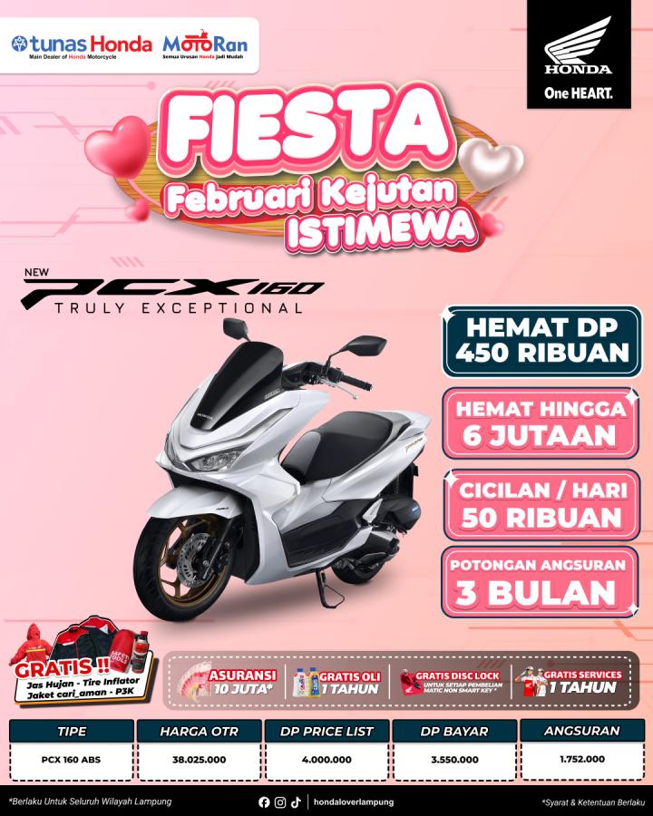Promo Spesial Februari, Tunas Motor Pratama Tawarkan Keuntungan Maksimal untuk New Honda ADV 160