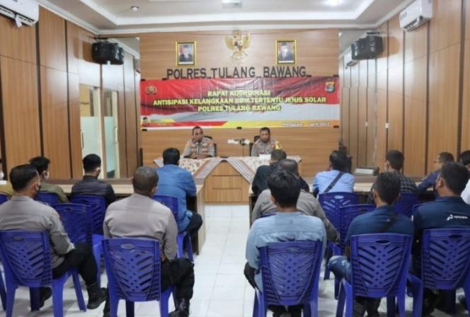 Kapolres TUBA: Mengisi BBM Di SPBU Jangan Gunakan Drijen