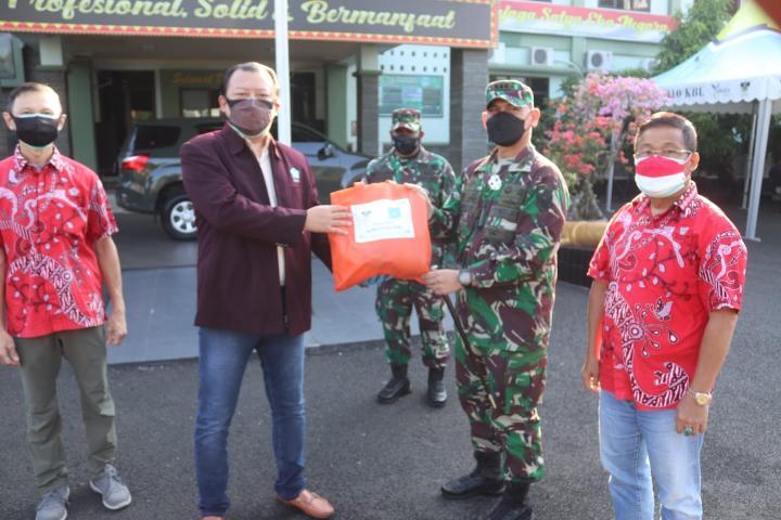PSMTI Lampung Bersama Kodim 0410 Bantu Masyarakat.
