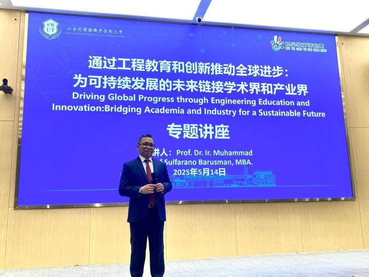 Prof. Yusuf Barusman Diangkat sebagai Visiting Professor di SVTUIS, Tiongkok, Dorong Kolaborasi Global melalui Inovasi dan Pendidikan Teknik   