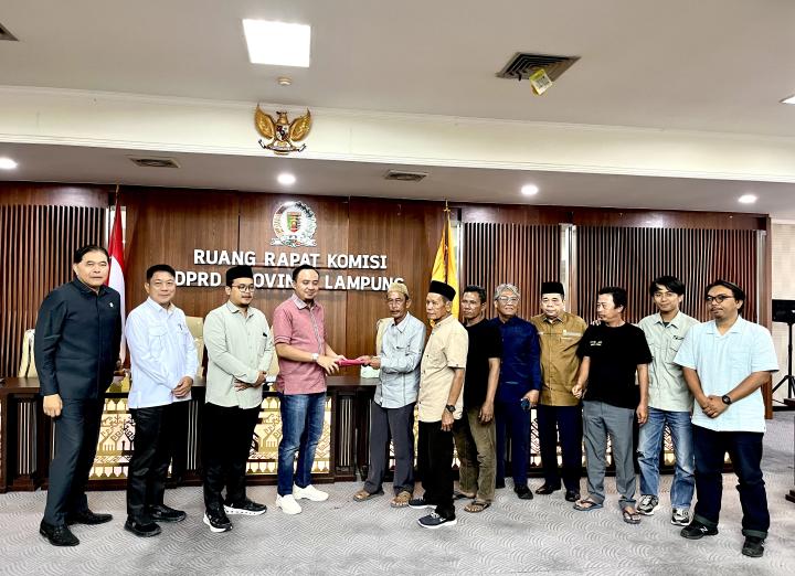 Warga Tiga Desa di Anak Tuha Adukan Konflik Lahan ke DPRD Lampung