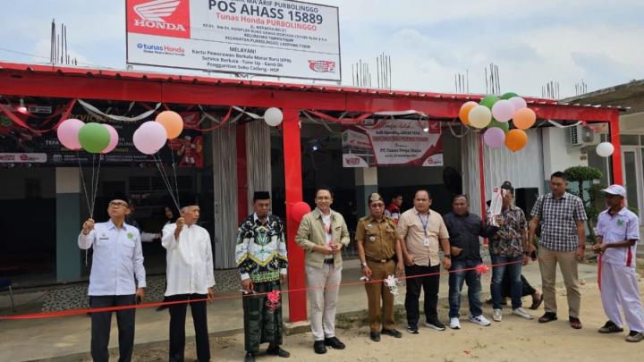 TDM Purbolinggo membuka Pos Service di SMK Ma’arif 5   