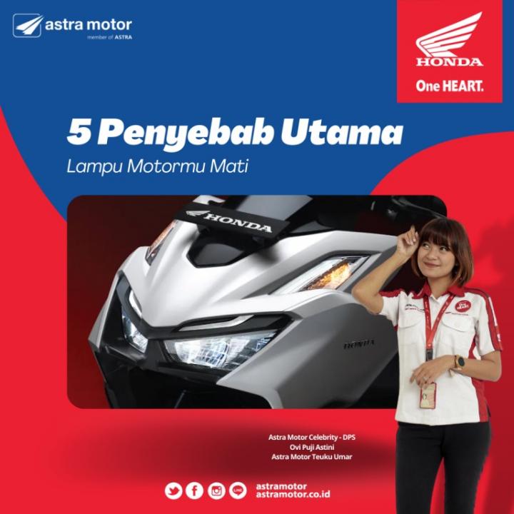 5 Penyebab Utama Lampu Motormu Mati