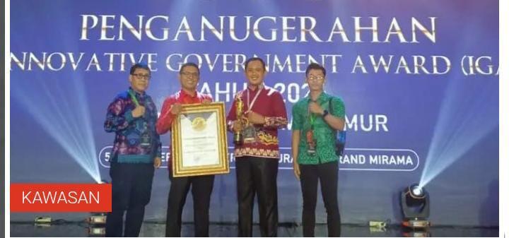 Pemkab Lampung Selatan Mendapatkan Penghargaan Innovative Government Award (IGA) 2024 