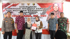 DPRD Provinsi Lampung Dapil I Bandar Lampung Gelar Sosialisasi Pembinaan Ideologi Pancasila