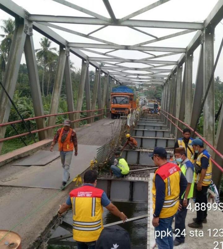 Jembatan Way Rarem Ditutup, Ini Penjelasan dari Balai Pelaksana Jalan Nasional (BPJN) LampungÂ 