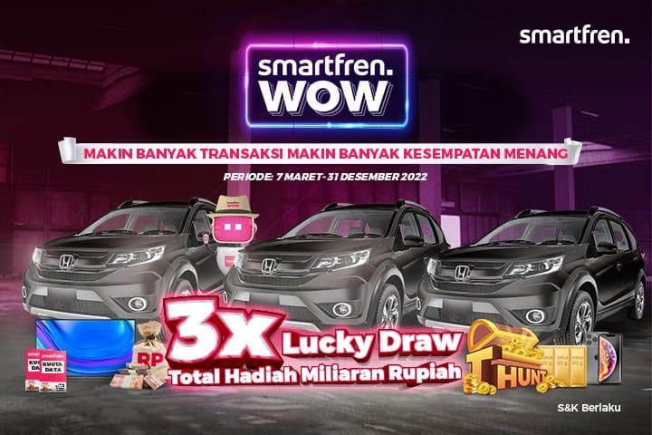 Setelah Membagikan Hadiah Pada Lebih Dari 6,7 Juta Pelanggan, Smartfren Kembali Membawa Program Bagi-Bagi Hadiah yang semakin WOW