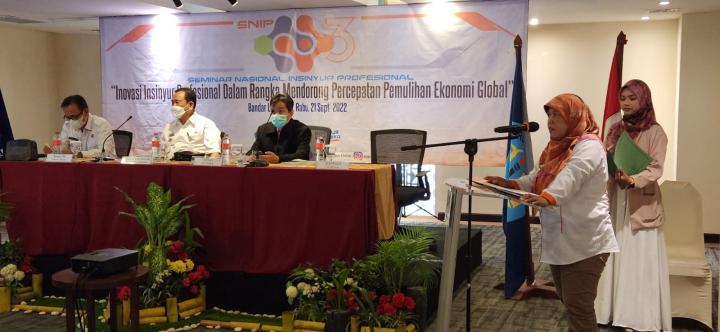 PSPPI Fakultas Teknik Universitas Lampung Menggelar Seminar Nasional Insinyur Profesional (SNIP) 2022