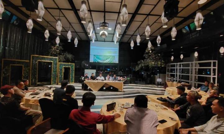 Jajaran SMSI Lampung Gelar Halal Bihalal dan Rakor Bersama LBH SMSIÂ 