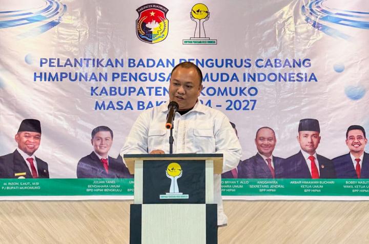 BPC HIPMI Muko - Muko Bengkulu Minta Publik Tidak Terpancing Opini Sesat Soal Mardani H Maming 