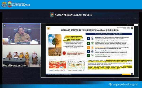 Pemkab Lampung Selatan Tingkatkan Kewaspadaan Hadapi Potensi El Nino 2026-2027, Jaga Stabilitas Pangan dan Inflasi Daerah