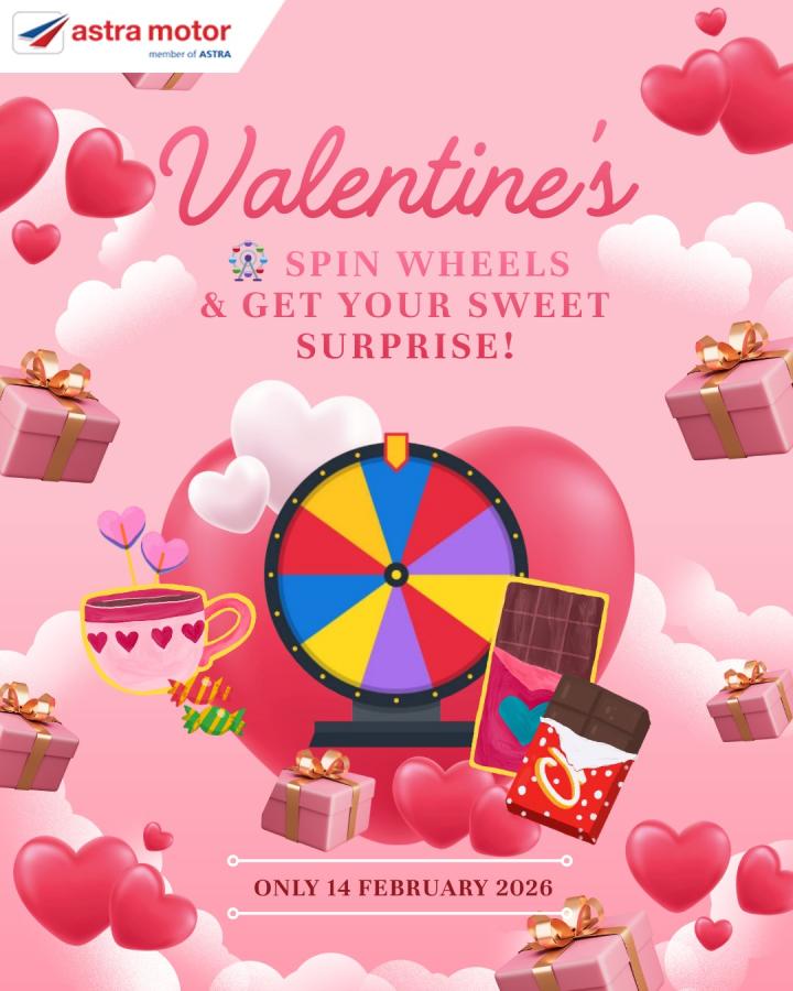 ASTRA MOTOR NATAR Valentine’s Special Event – Spin Wheels & Get Your Sweet Surprise!