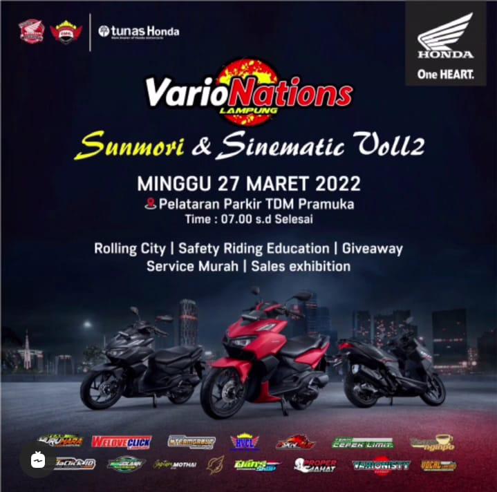 Tunas Honda dan Jaringannya NSS Kedaton Mengadakan VarioNations