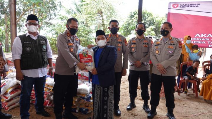 Lampung Tengah Tuan Rumah Dipilih AKABRI Angkatan 1999 Adakan Vaksinasi dan Baksos