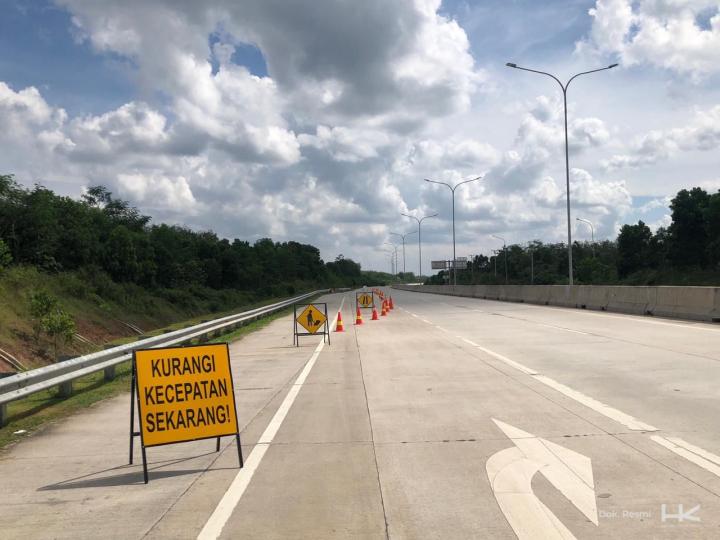 Perbaikan Rutin, HK Imbau Pengguna Jalan Hati-Hati Saat Melintas di Jalan Tol