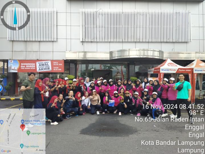 Meriah Senam Sehat Bersama TDM Raden Intan 