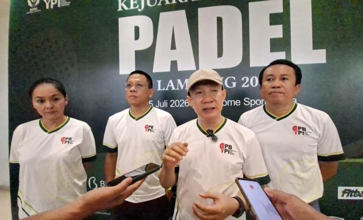 KONI Lampung Dukung Kejurda Padel 2026, Bidik Lahirkan Atlet PON 2028