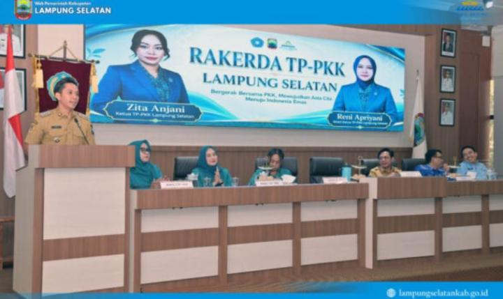 Bupati Egi Dorong TP PKK Jadi Garda Terdepan Gema HELAU, Bergerak Nyata dari Keluarga untuk Lampung Selatan
