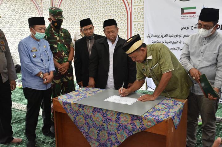 Bupati Dawam: Keberadaan Masjid Al Muzaini Sangat Penting Dalam Mendukung dan Mengembangkan Syiar Islam