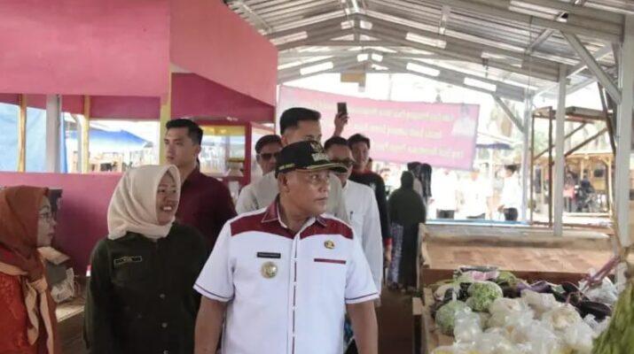 Bupati Nanang Ermanto Awasi Langsung Pembangunan: Revitalisasi Pasar Modern Natar Semakin Dekat