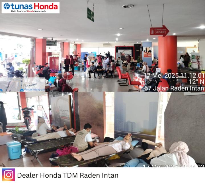 TDM Raden Intan Adakan Showroom Event, Ada Program Donor Darah !