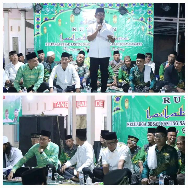 Bupati Ardito Wijaya: NU Berperan Penting Jaga Keharmonisan Sosial Melalui Lailatul Ijtima