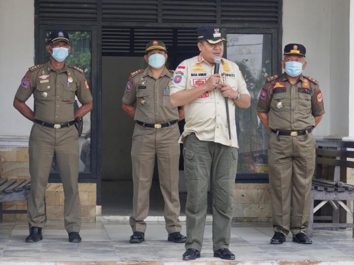 Bupati Musa Ahmad Minta Satpol PP Bisa Menempatkan Diri dan Kompak dalam Bekerja