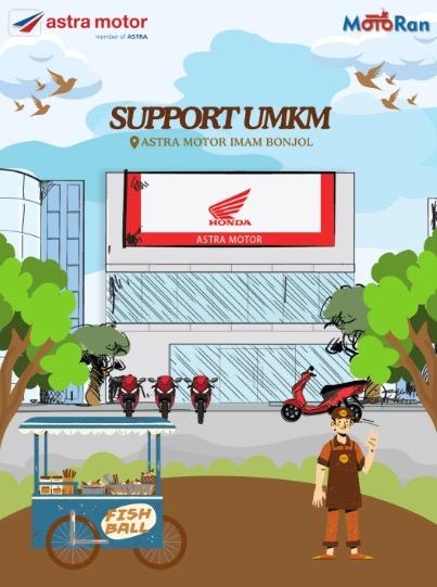 Astra Motor Dukung Penuh UMKM Lokal Lewat Program "Support UMKM"