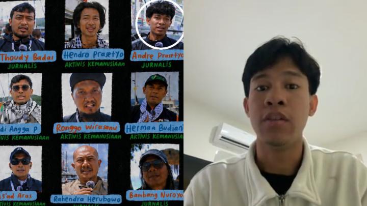 Sempat Tinggalkan Pesan Video, Jurnalis Tempo Asal Lampung Hilang Kontak Usai Kapal Bantuan Gaza Diduga Dicegat Israel