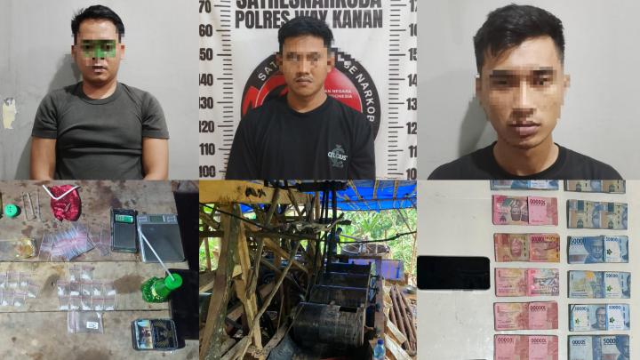 Polres Way Kanan Ungkap Penipuan Rp511 Juta, Berujung Terbongkarnya Narkoba dan Tambang Emas Ilegal