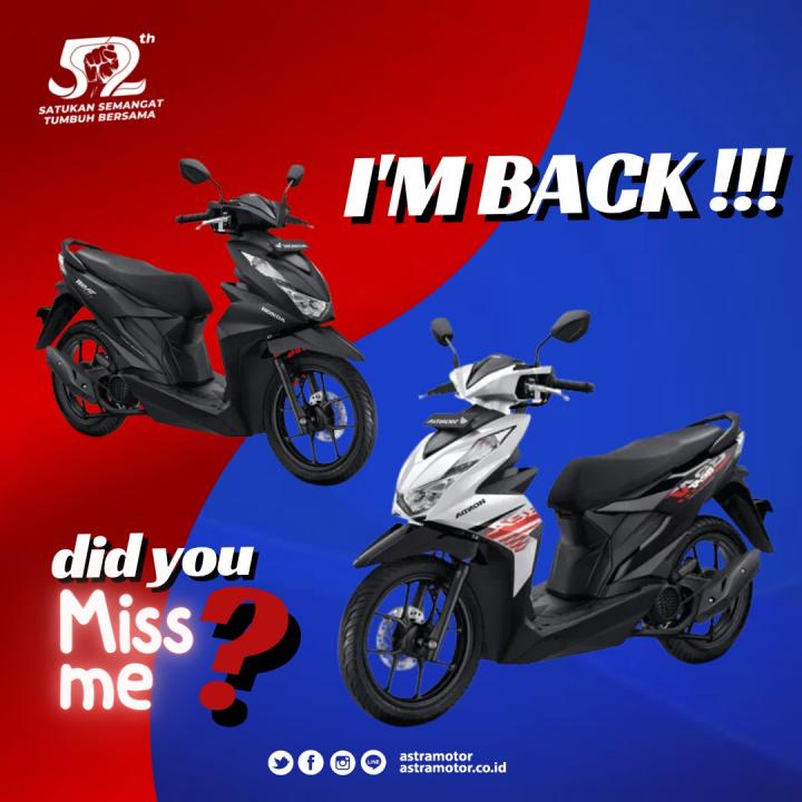 Iâ€™M Back, Did You Miss Me? Segera Pesan di Astra Motor Natar