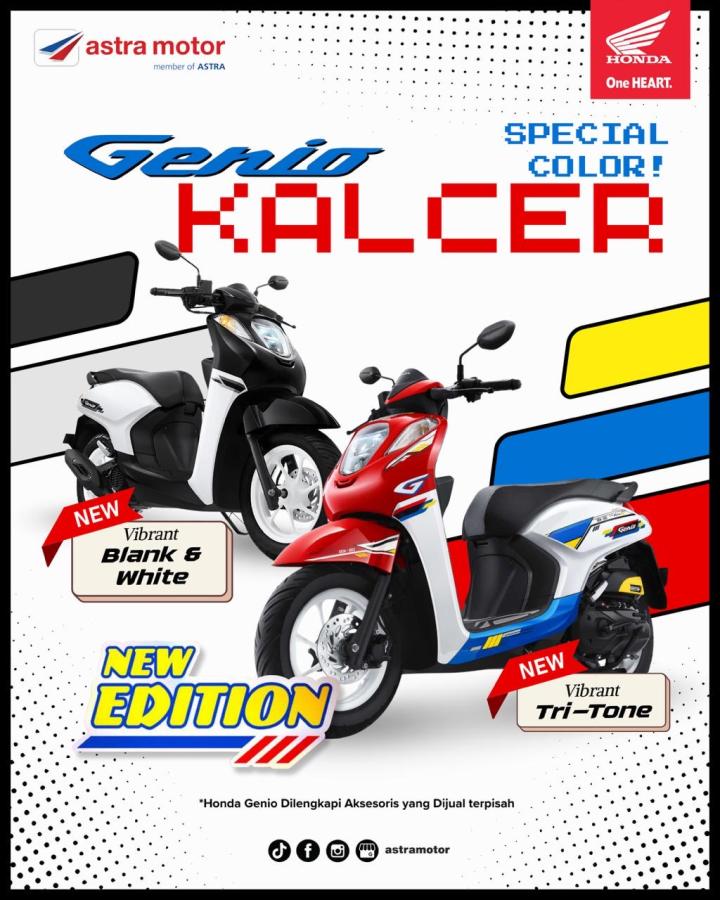 Hadirkan Warna Baru, Honda Genio Kini Tampil Lebih Trendy dan Kekinian!   