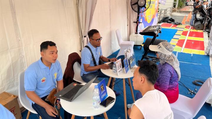 Layanan Hukum Semakin Dekat, Kanwil Kemenkum Lampung Gelar Pengayoman Expo di CFD Tugu Adipura