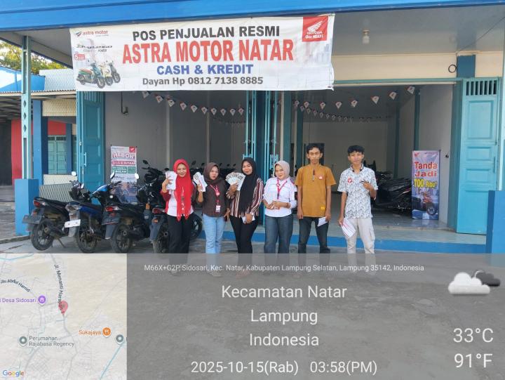 Astra Motor Resmi Buka Pos Honda di Sidosari, Lampung Selatan