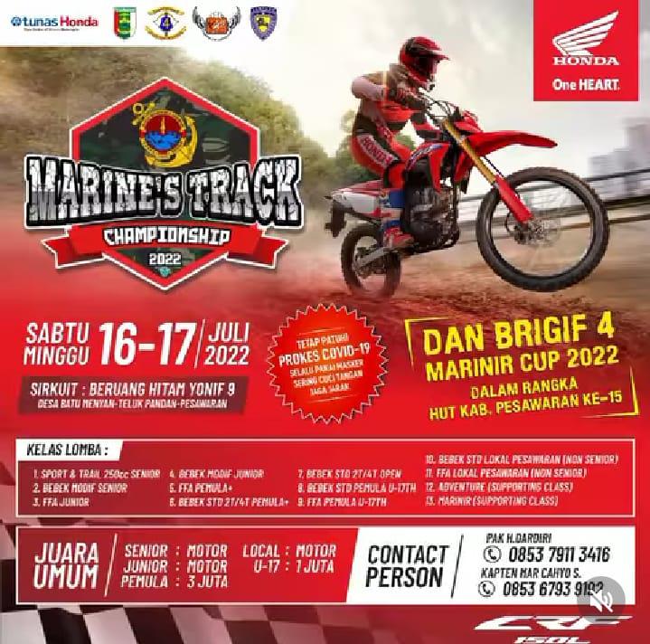 Tunas Honda dan Jaringannya NSS Kedaton Mengadakan Marineâ€™s Track di Pesawaran