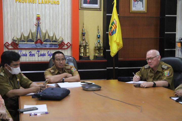 Pemerintah Provinsi Lampung Mengikuti Rapat Koordinasi Kesiapan Daerah Menjaga Ketersediaan Pangan Menjelang Ramadan dan Idul Fitri Tahun 2023