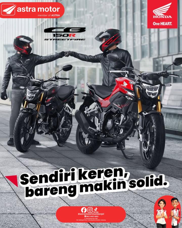 Perkuat Solidaritas Pengendara, Honda CB150R Streetfire Jadi Simbol Gaya Hidup di Astra Motor Imam Bonjol