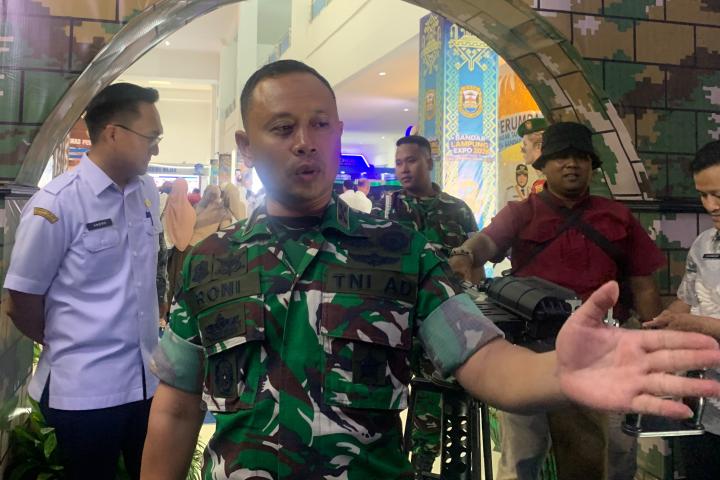 Bandarlampung Expo 2026, Kodim 0410 Kenalkan Alutsista kepada Masyarakat