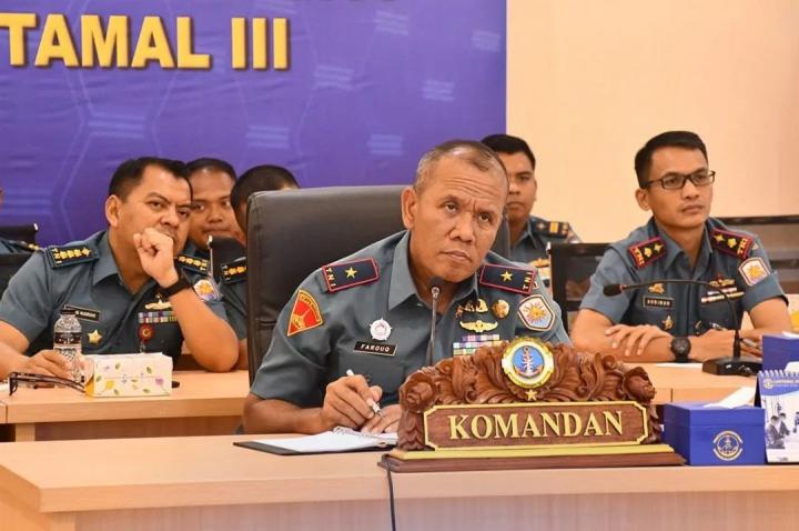 Brigadir Jenderal TNI (Mar) Umar Farouq, S.A.P., CHRMP., M.Tr.Opsla., M.Han Resmi Jabat Komandan Pasmar 1
