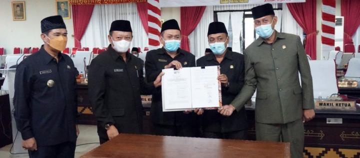Bentuk Peraturan Daerah, DPRD Sahkan RPJMD Kabupaten Lampung Selatan Tahun 2021-2026