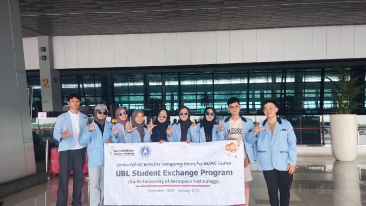UBL Kirim Mahasiswa Ikuti Program Student Exchange ke Guilin University of Aerospace Technology, China