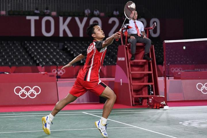 Takluk dari Chen Long, Anthony Ginting Tatap Medali Perunggu Olimpade Tokyo 2020