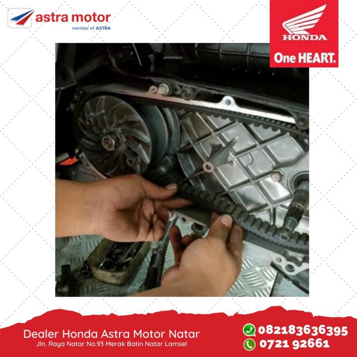 Cara Merawat V-belt Motor Skutik Agar Tetap Awet