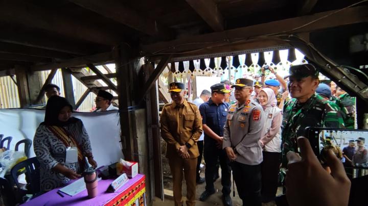 Kapolda Lampung, Irjen Pol Helmy Santika Bersama Gubernur Lampung Tinjau PSU Pilkada Kabupaten Pesawaran 