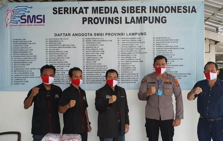SMSI Lampung  Mengapresiasi Kinerja Humas Polda Lampung