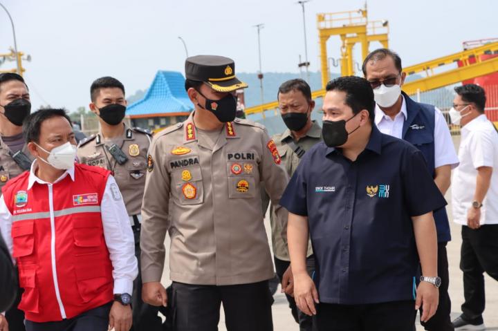 Arus Balik pada H+1 di Pelabuhan Bakauheni Berjalan Normal