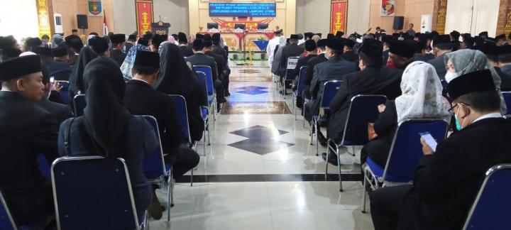 Pemkab Lampura, Rombak 213 Pejabat Eselon III dan IV