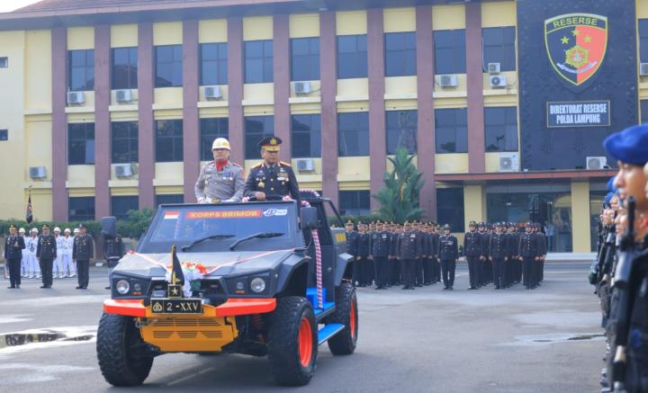 Momentum Hari Bhayangkara ke-80, Polda Lampung Tekankan Integritas dan Pelayanan Presisi